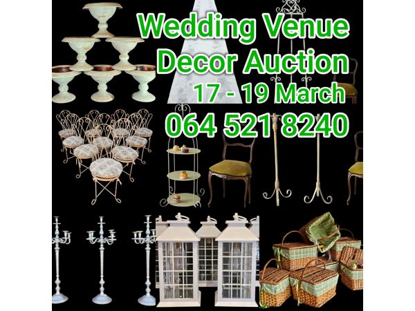 Wedding Venue Decor Auction