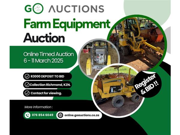 Online Farm Equipment Auction