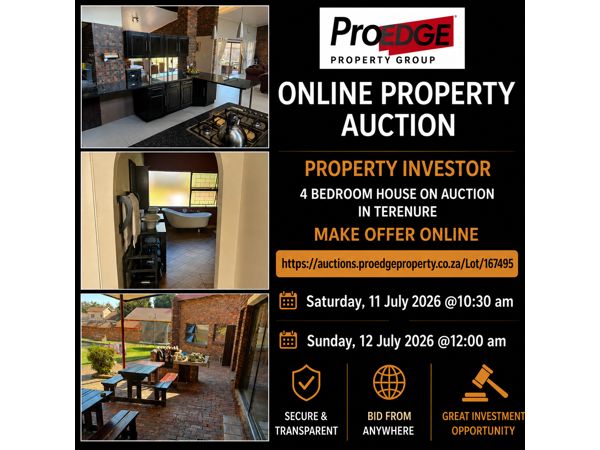 4 Bedroom House For Sale in Terenure, Kempton Park