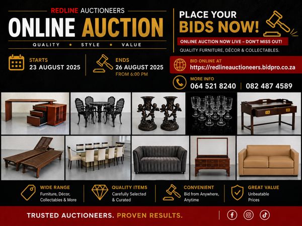 August 2026 Exquisite Furniture & Decor Auction
